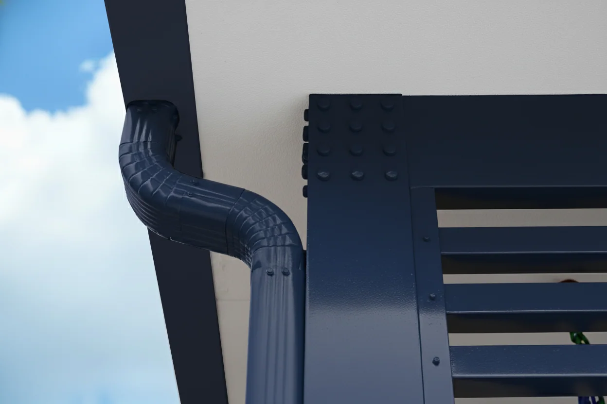 Techo para patio aislado Classic Blue