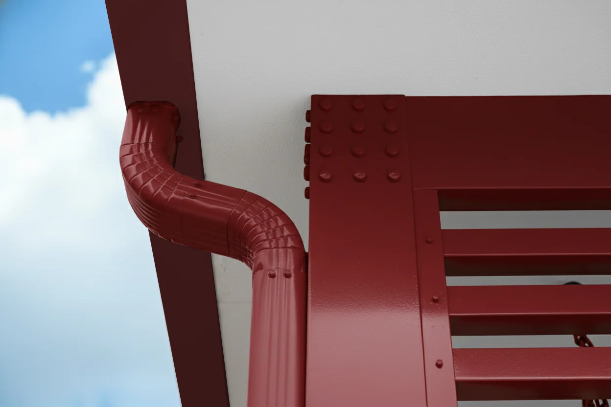 Techo para patio aislado Classic Red
